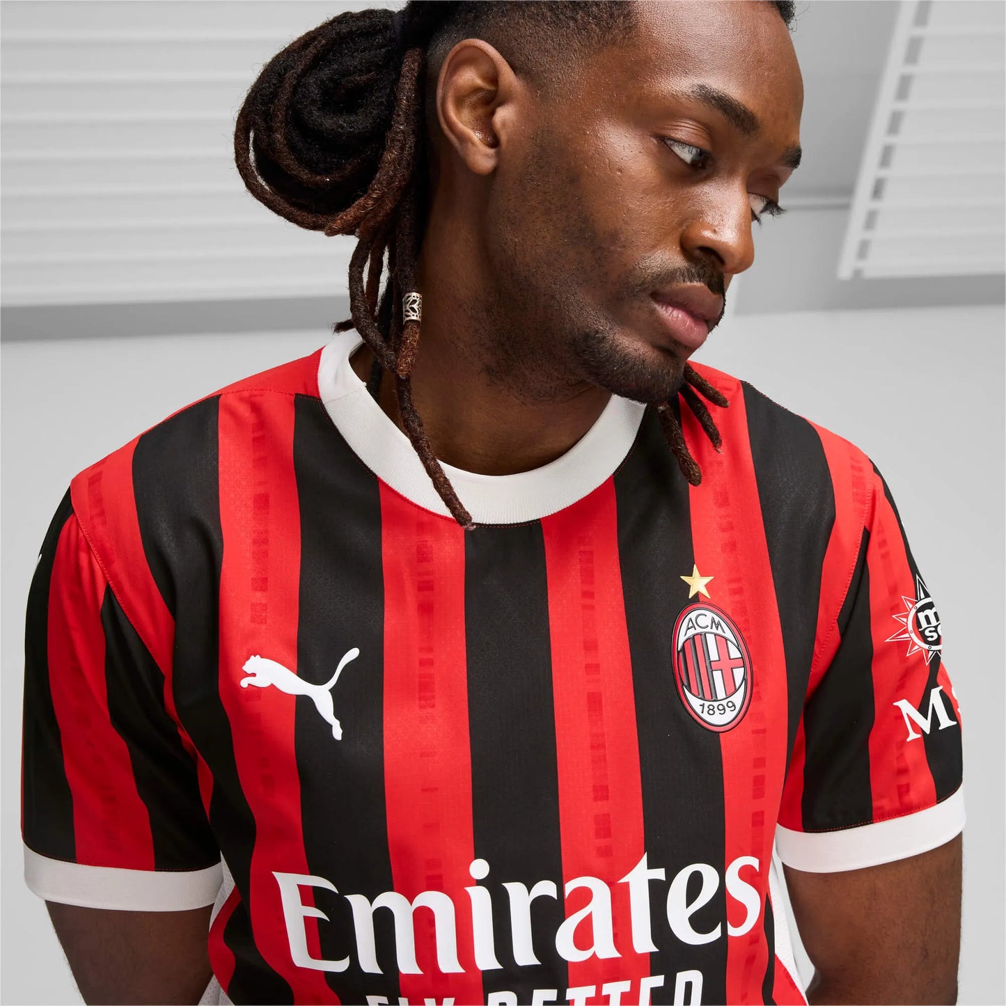 AC Milan Champions League New Home Soccer Jersey