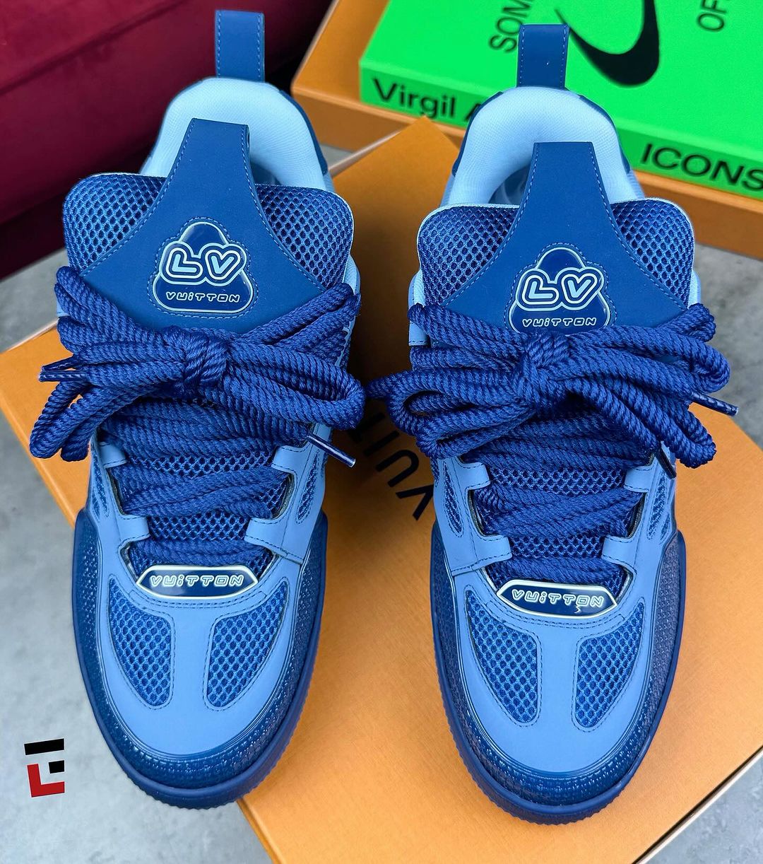 Louis vuitton skate 8 (blue)