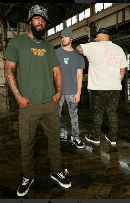 Summer games slim cargo jeans