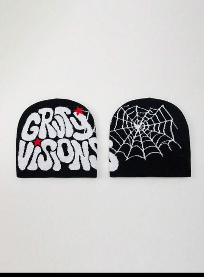 Letter jacquard beanie (all colors)