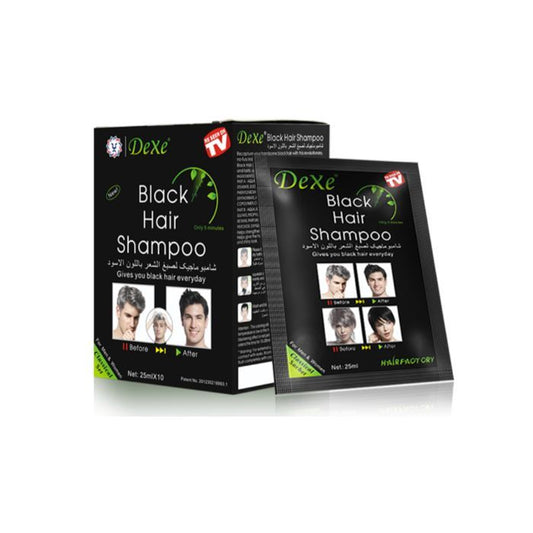 Black hair shampoo